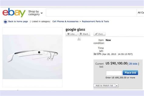 Google Glass Ebay