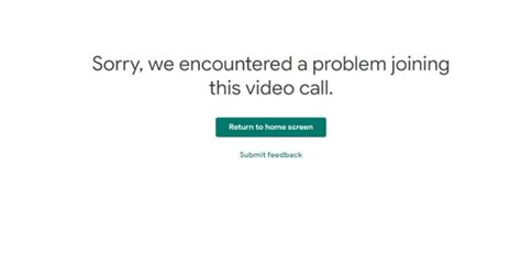 google hangout video call error