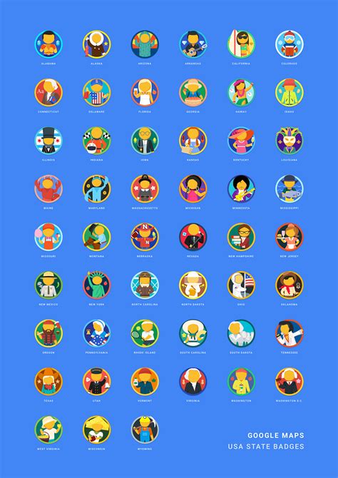 google icons for states