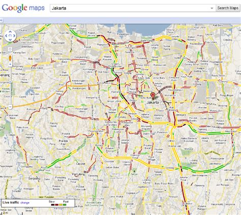 google jakarta road map