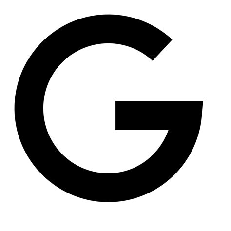 google logo png black and white