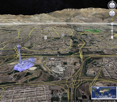 google map 3d satellite imagery
