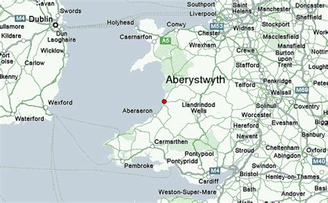 google map aberystwyth wales
