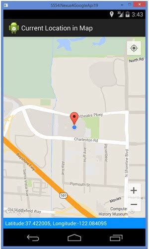 google map api get current location