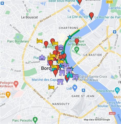 google map bordeaux france