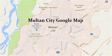 Google Map Garden Town Multan