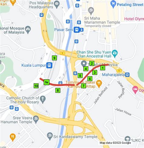 google map jalan sultan