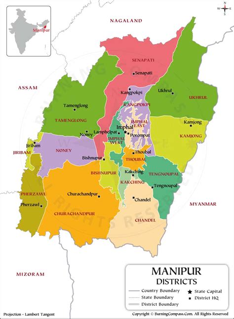 google map of manipur