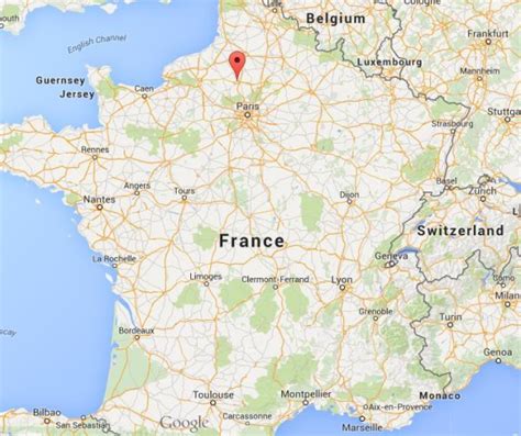 google map paris beauvais france