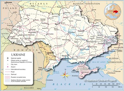 google map ukraine in english