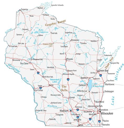 google map wisconsin