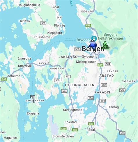 google maps bergen norway