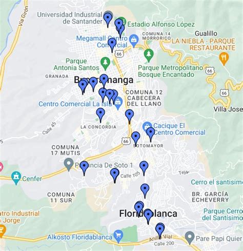 google maps bucaramanga santander