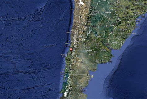 google maps chile satelital