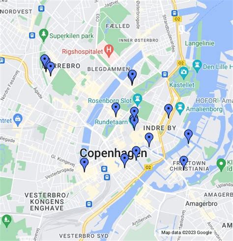 google maps copenhagen