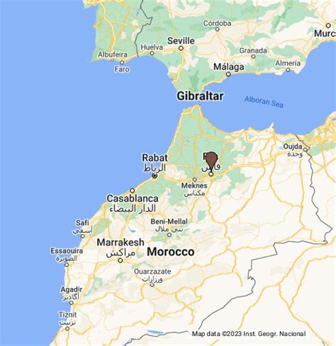 google maps fes maroc
