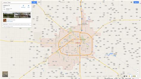 google maps lubbock