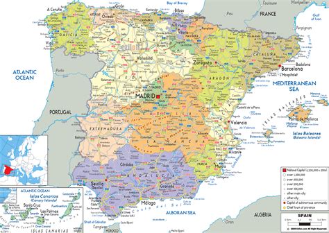 google maps spain in english