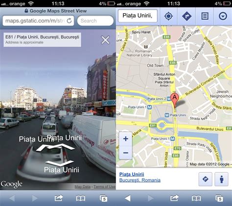 google maps street view romania