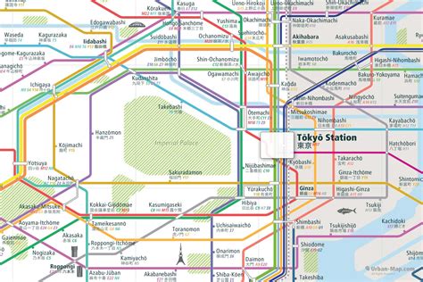google maps tokyo train stations