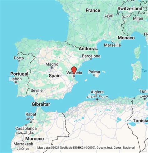 google maps valencia english