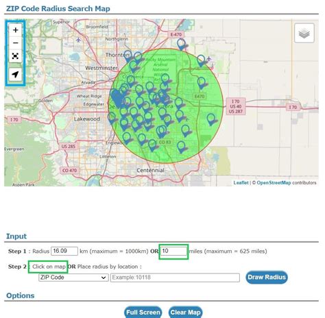 google maps zip code mapping tool