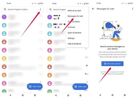 google messages use data