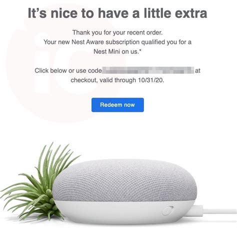 google nest free offer