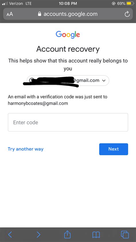 google not sending verification code to recovery email gmail