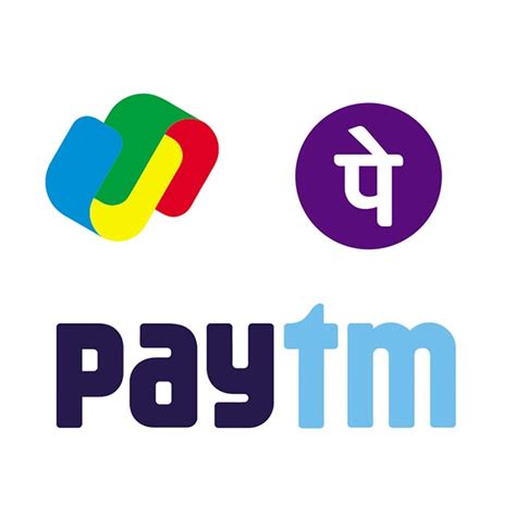google pay phone pay paytm logo