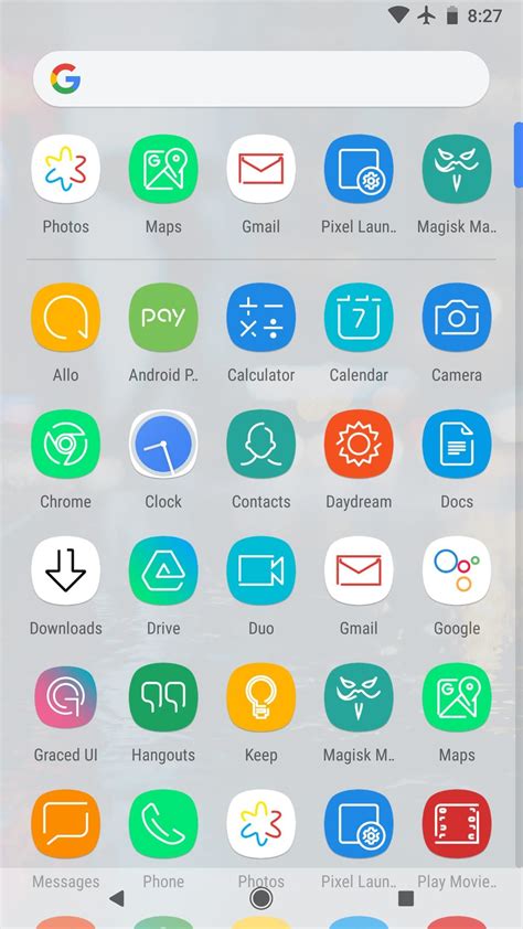 Google Pixel Floating Icon