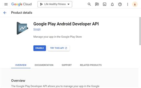 google play android developer api permission