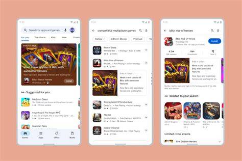 Google Play Store Categories
