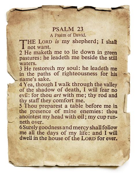 google psalm 23 kjv