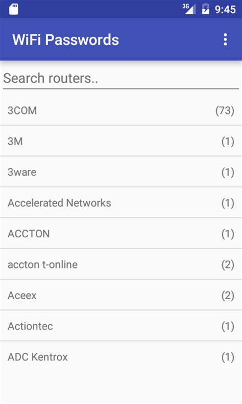 Google Router Default Password