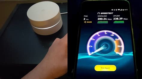 Google Router Speed Test