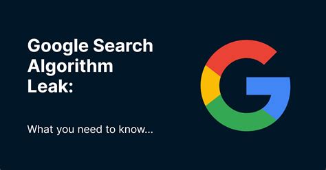 google search engine algorithm leak