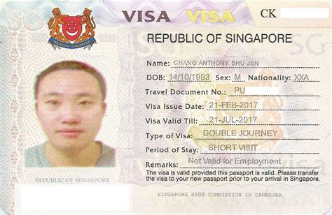 google search singapore visa