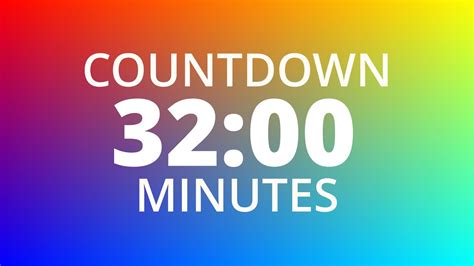 Google Set A Timer For 32 Minutes