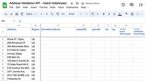 Google Sheets Api Data Validation