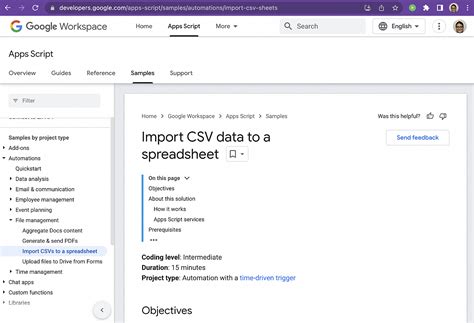 google sheets app script tutorial
