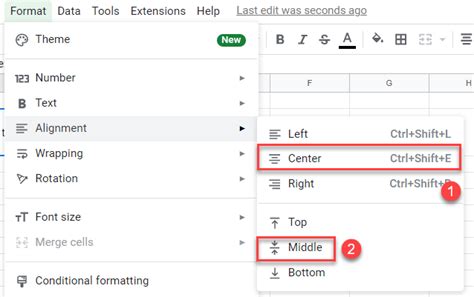 Google Sheets Cell Margins