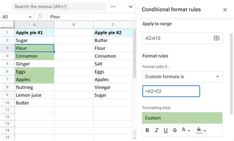 google sheets compare two sheets for duplicates