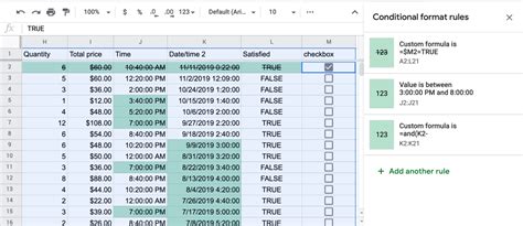 Google Sheets Conditional Formatting Multiple Values