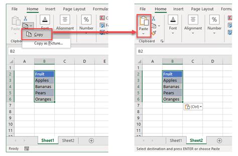 google sheets copy cell from another sheet