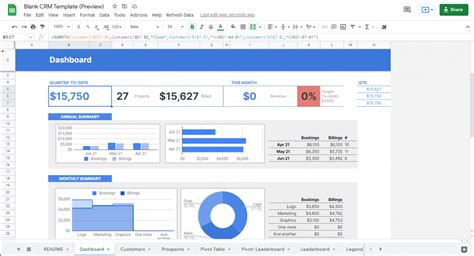 google sheets crm