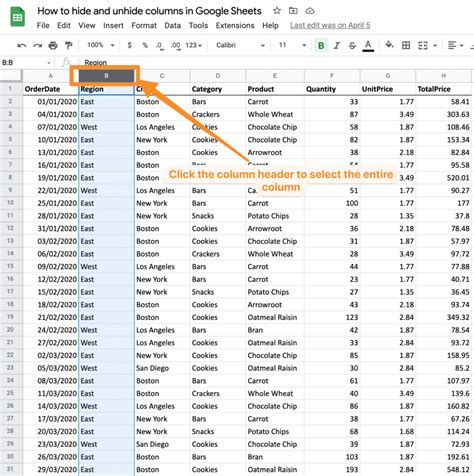 How to hide columns using the Google Sheet addon Copper Help Center