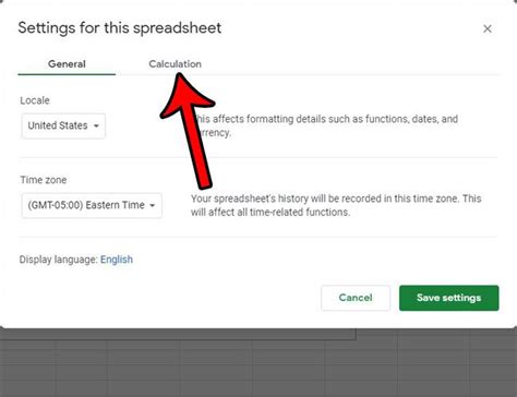 How to Change Google Sheets Recalculate Settings Live2Tech