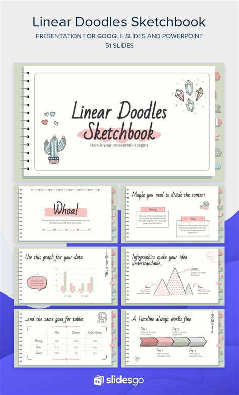 Google Slides Sketchbook Template