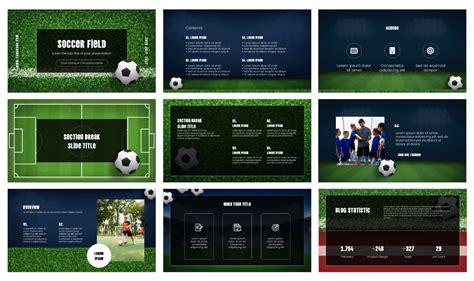 Google Slides Template Soccer